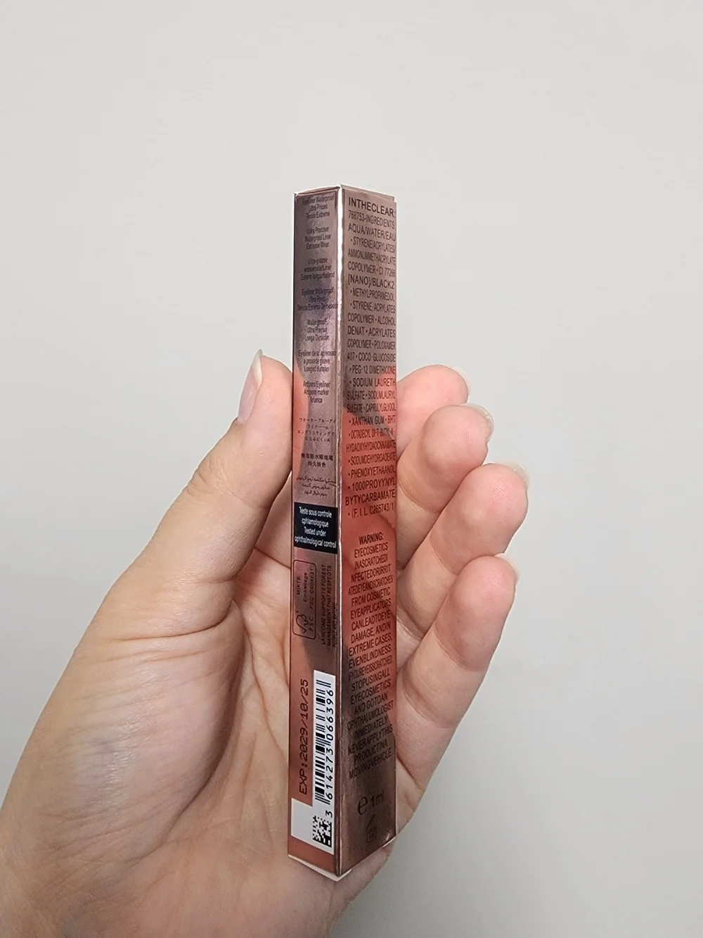 Lancome Paris Idôle Ultra Precise Waterproof Liquid Eyeliner - Black New